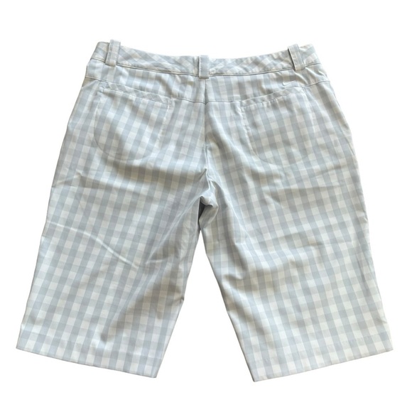 Nike Pants - Nike Golf Tour Performance Plaid Bermuda Athletic Shorts Size 10 Summer Preppy